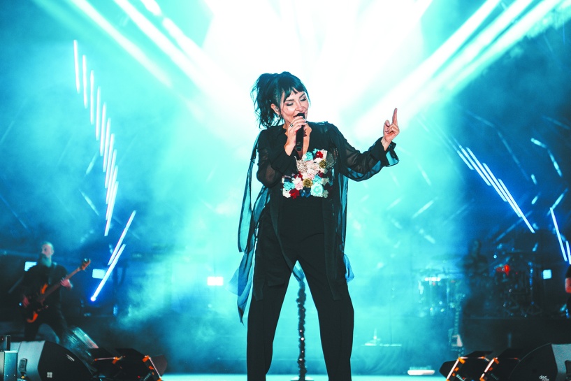 Fatma Turgut sahne aldı