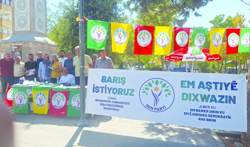 Toplumun tüm kesimlerinin barış  sürecine destek vermesini istiyoruz