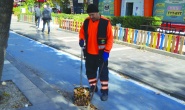 Yaprak toplama mesaisi başladı