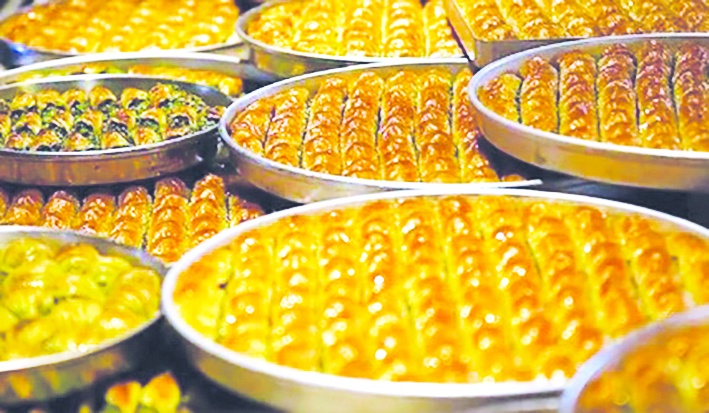Bir dilim baklava 738 lira