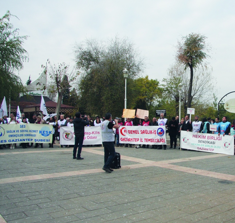 Sürecin durdurulması çalışanların  hakkını gasp eden keyfî bir tutum