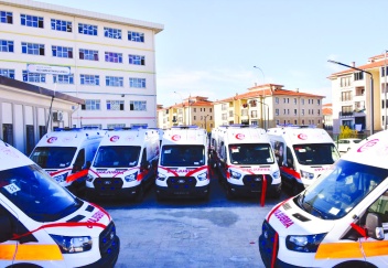 Sağlık Bakanlığı Antep’e 16 yeni ambulans gönderdi