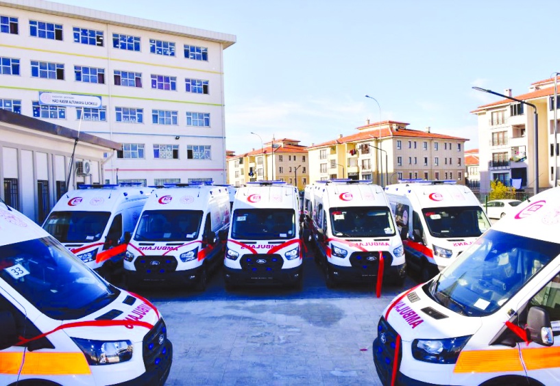 Sağlık Bakanlığı Antep’e 16 yeni ambulans gönderdi
