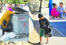 Her 7 kişiden biri sadaka ile geçiniyor