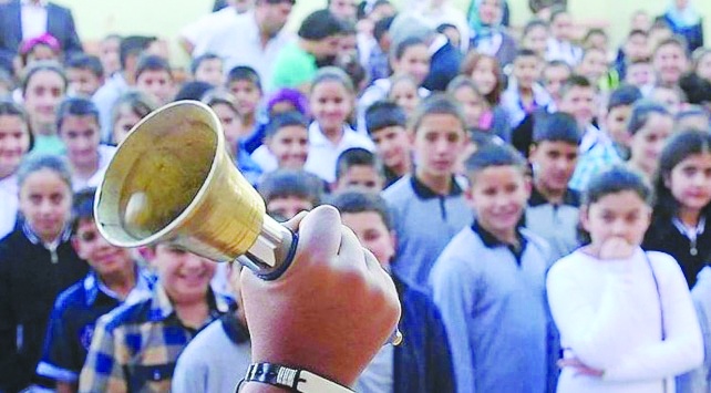 Ara tatil sonrası ilk ders zili çaldı