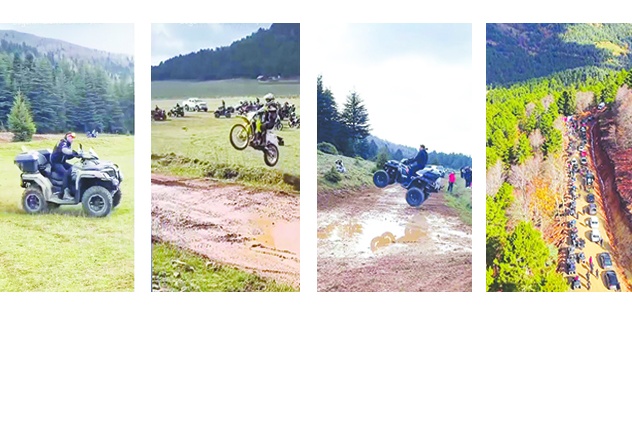 Dört yüz ATV, UTV ve kros motoru, Huzurlu yaylasını alt üst etti