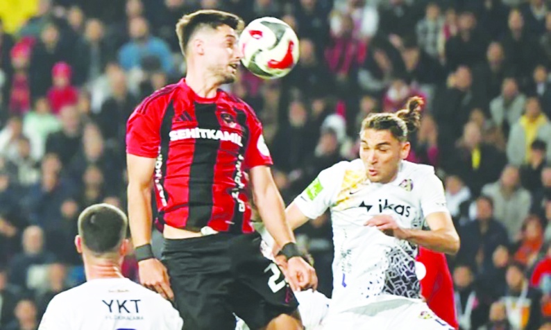 Gaziantep FK Eyüpspor’a 2-1 yenilerek puan kaybetti