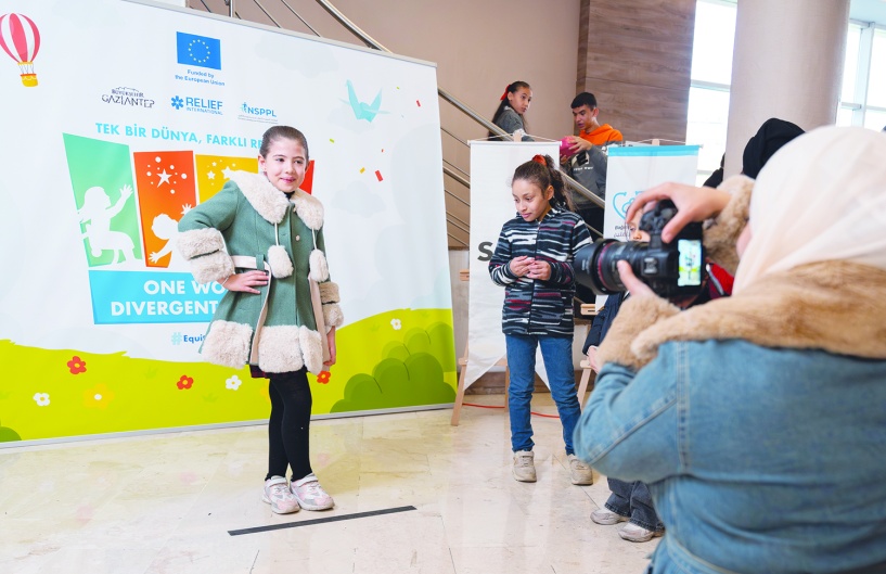 Engelli çocuklar biraraya geldi