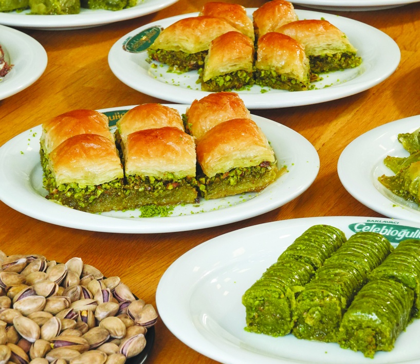 Baklava ve fıstık sarması Antep’i dünya ligine taşıdı