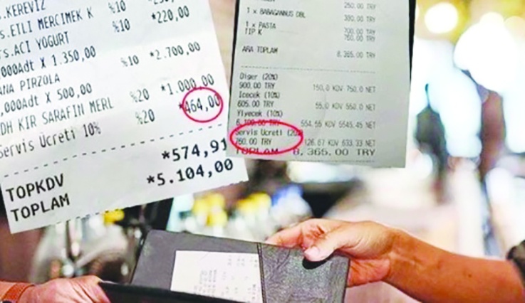 Restoranlarda masa ve servis ücreti kaldırılacak