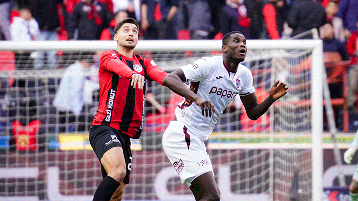 Gaziantep FK üstünlüğü koruyamadı 1-2