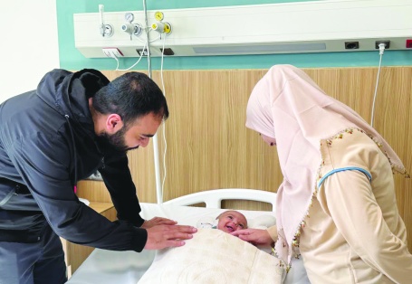 1,5 Aylık Bebek ağır bir beyin tümörü ameliyatı geçirdi