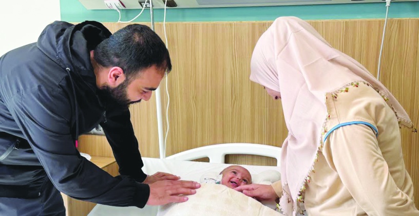 1,5 Aylık Bebek ağır bir beyin tümörü ameliyatı geçirdi