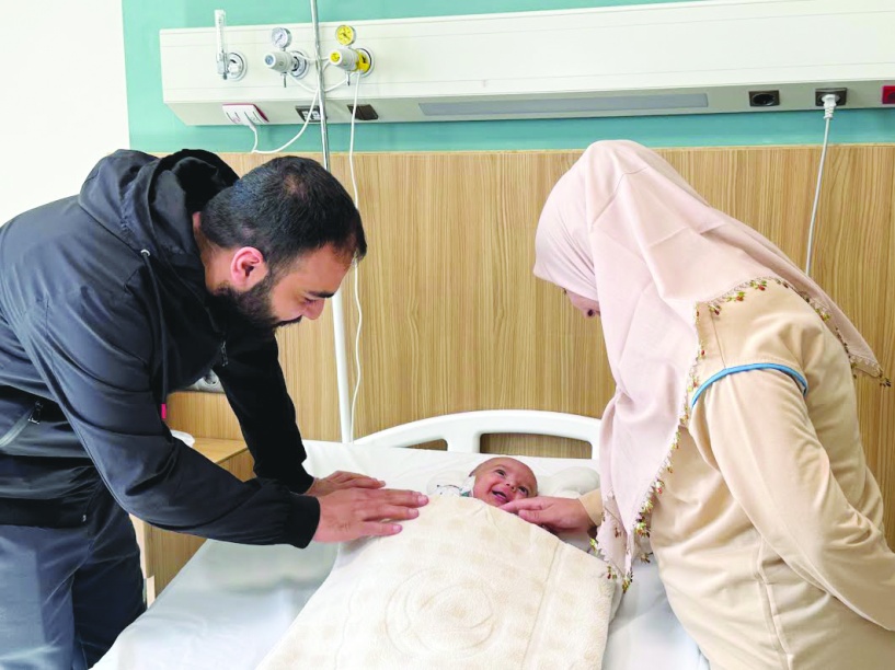 1,5 Aylık Bebek ağır bir beyin tümörü ameliyatı geçirdi