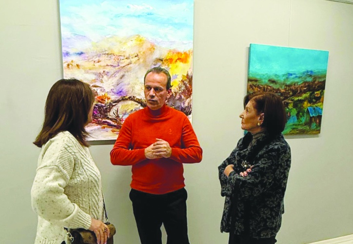 “Sessizliğin Renk Dili” temalı resim sergisi açıldı