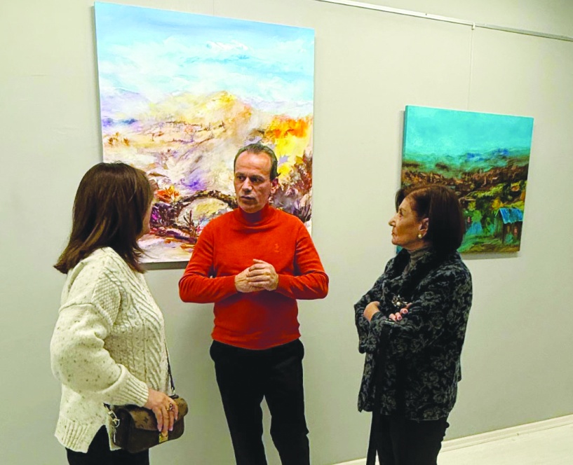 “Sessizliğin Renk Dili” temalı resim sergisi açıldı