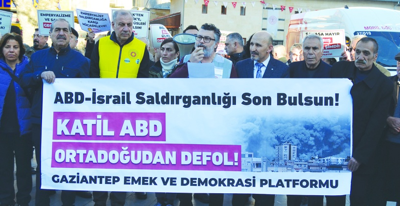 Türkiye toprakları emperyalist  savaşların lojistik merkezi haline getirilemez