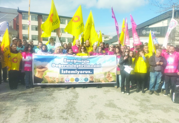 Eğitim emekçisinin hakkı  pazarlık konusu yapılamaz