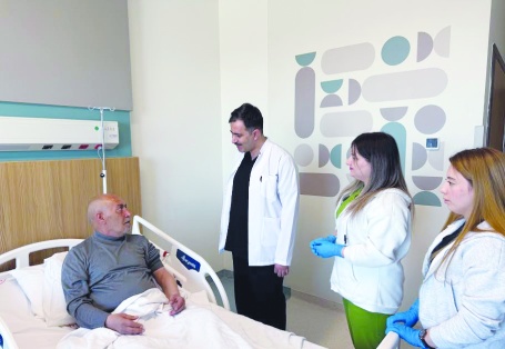 Hızlı müdahale ile felç olmaktan kurtuldu