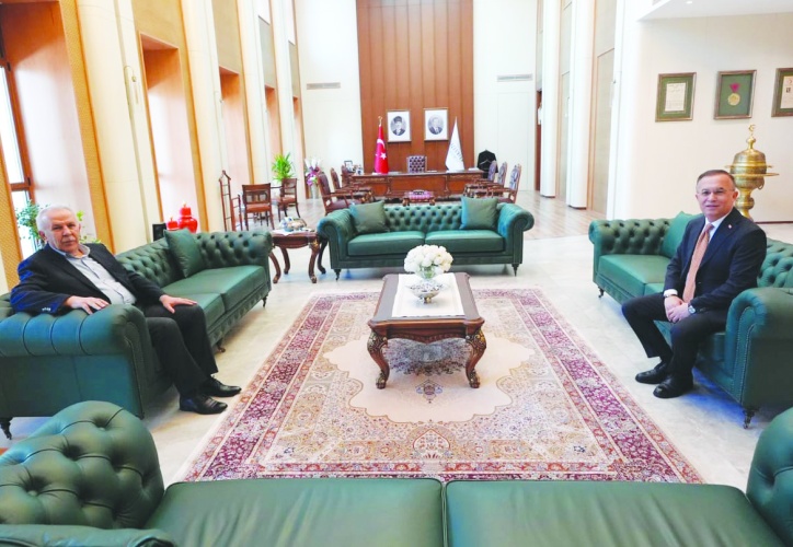 Vali Çeber, Eski  Vali Ata’yı ağırladı