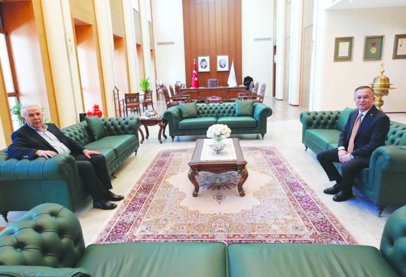 Vali Çeber, Eski  Vali Ata’yı ağırladı