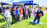 Yüzlerce çocuk sporla buluşmanın heyecanını yaşadı