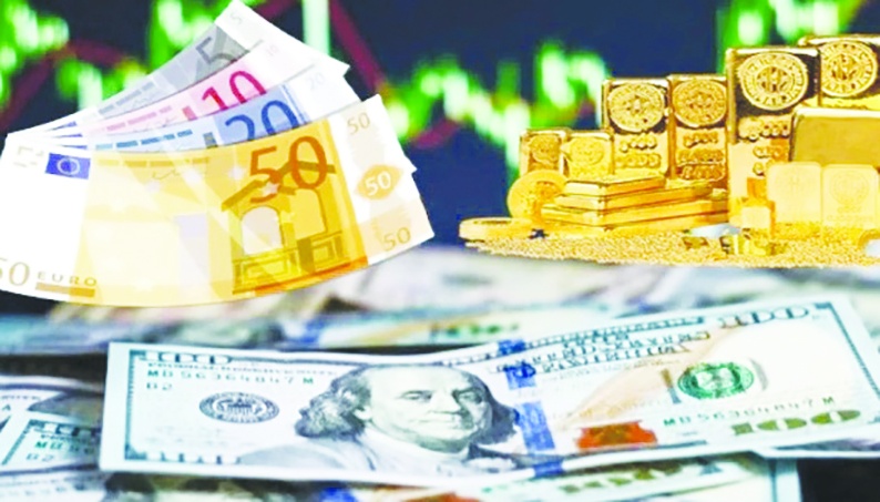 Altın düşüşte, dolar ve euro yükselişte