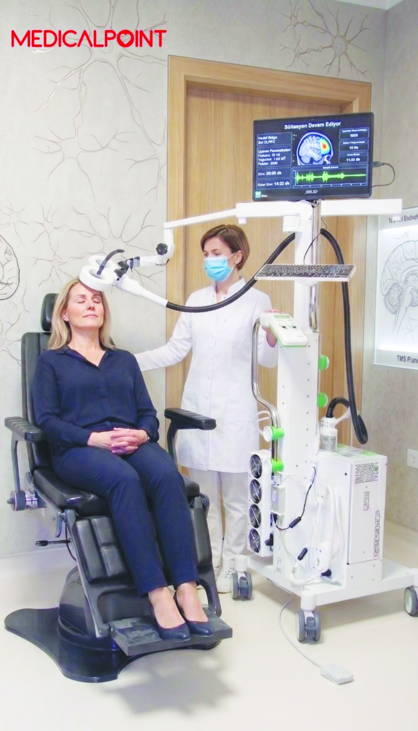 Transkraniyal Manyetik Stimülasyon (TMS) cihazı hizmete alındı