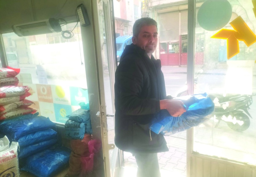 Torba torba kömür sattık