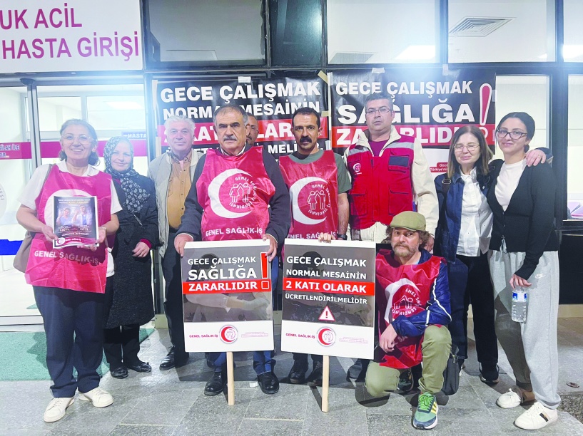 Gece çalışması sağlık çalışanları  için büyük risk oluşturuyor