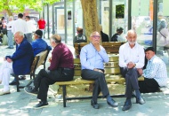 Balıklı Parkı, emeklilerin uğrak noktası oldu