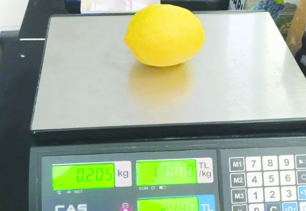 Türkiye'de limonun tanesi 24 lira!