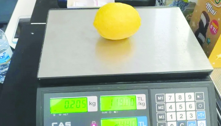 Türkiye'de limonun tanesi 24 lira!