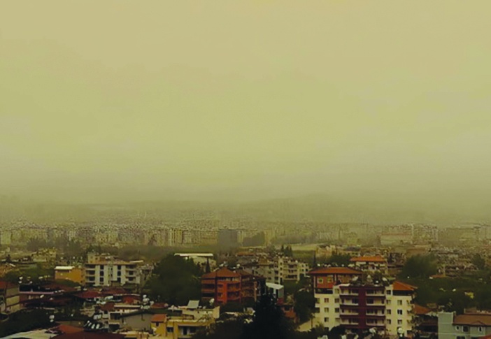 Güneydoğu’da toz taşınımı