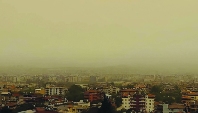 Güneydoğu’da toz taşınımı