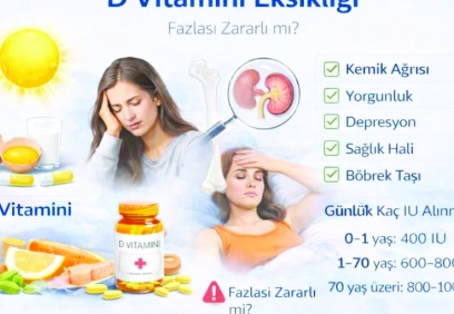 D vitamini eksikliği yıl boyu devam edebiliyor