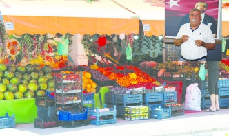 Çarşı-pazar yangın yeri, markette ürünlerin fiyatları ateş pahası