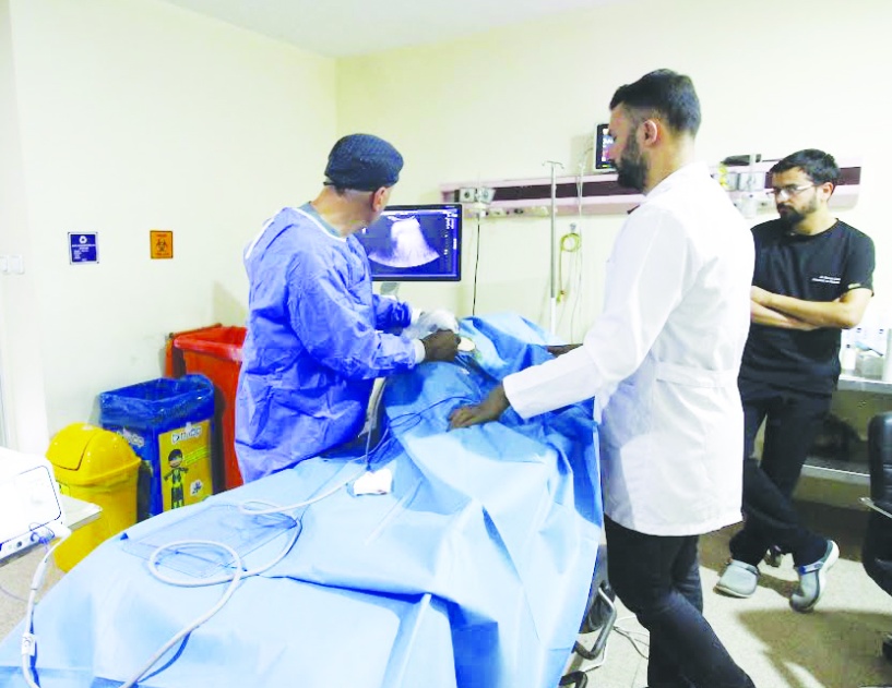 Karaciğer tümörü bulunan hastaya  mikrodalga ablasyon yöntemi uygulandı