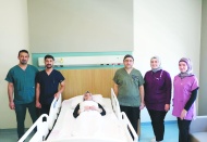 Zorlu skolyoz vakası tedavi edildi