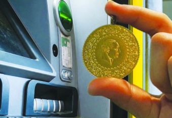 ATM'lerden altın satışı dönemi başladı
