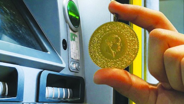 ATM'lerden altın satışı dönemi başladı