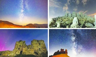 Gaziantep'te meteor yağmuru