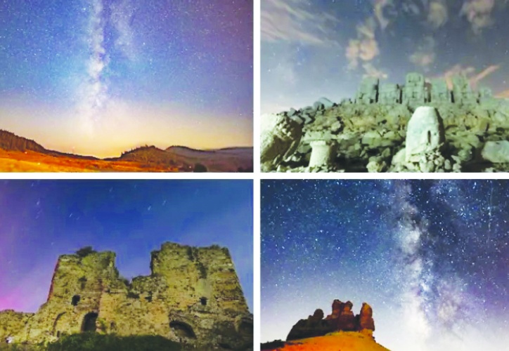 Gaziantep'te meteor yağmuru