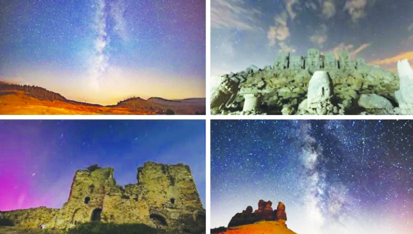 Gaziantep'te meteor yağmuru