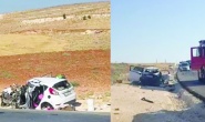 İki araç kafa kafaya çarpıştı, 2 kişi yaşamını yitirdi