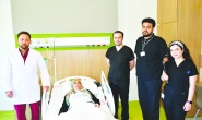 Karnını dolduran tümör çıkarıldı, hasta yeniden yürüdü
