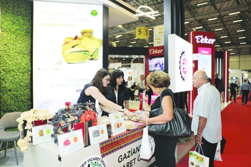 Antep Standı, köklü gastronomi  mirasını uluslararası fuarı taşıdı