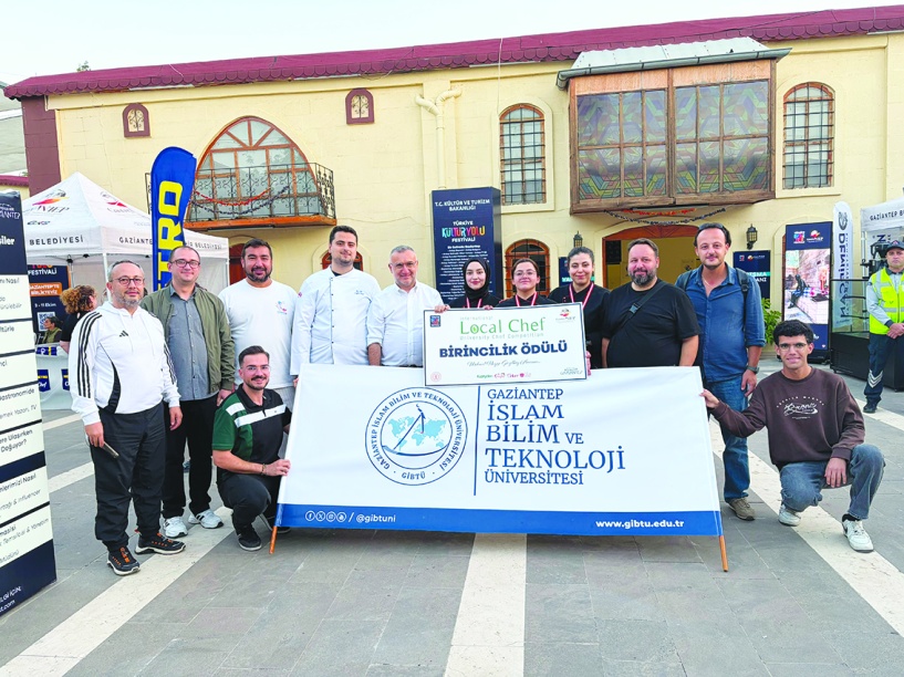 Üniversiteli şefler yarışmasının birincisi oldular