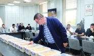 Ceylanpınar’da üretilen nohut ve buğday satıldı