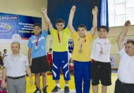 11-13 Yaş Erkekler Serbest Güreş grup müsabakaları yapıldı